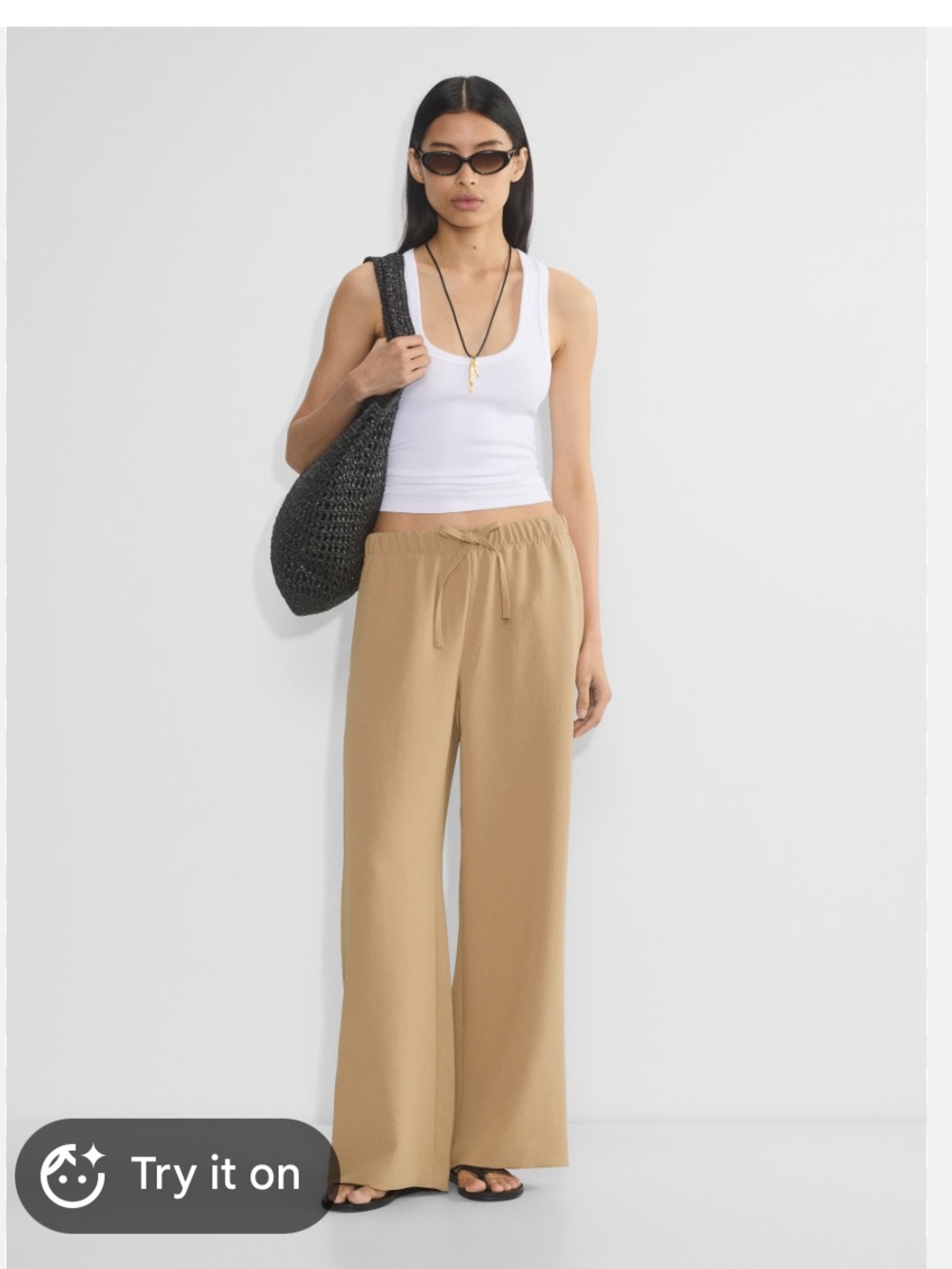 Aritzia tan lodge pants - Picture 2 of 6